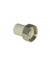 На фото Hi-Therm PP-R plastic connector with union nut